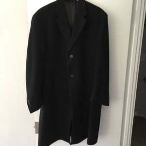 Jos. A. Bank Black Overcoat